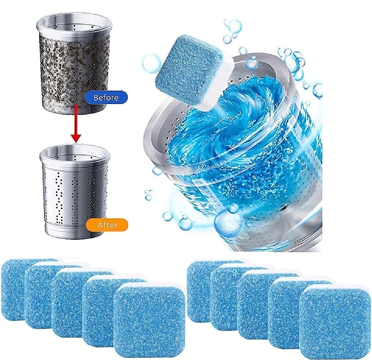 Anti-Vibration Washing Machine Pad + Washing Machine Cleaning Tablets FREE