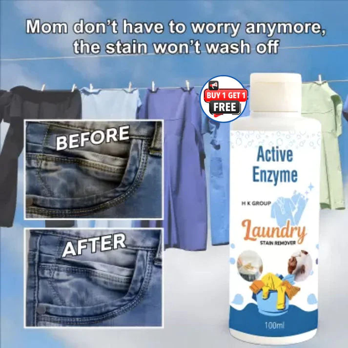 Active Enzyme Laundry Stain Remover (Buy 1 Pair Get 1 Pair Free)