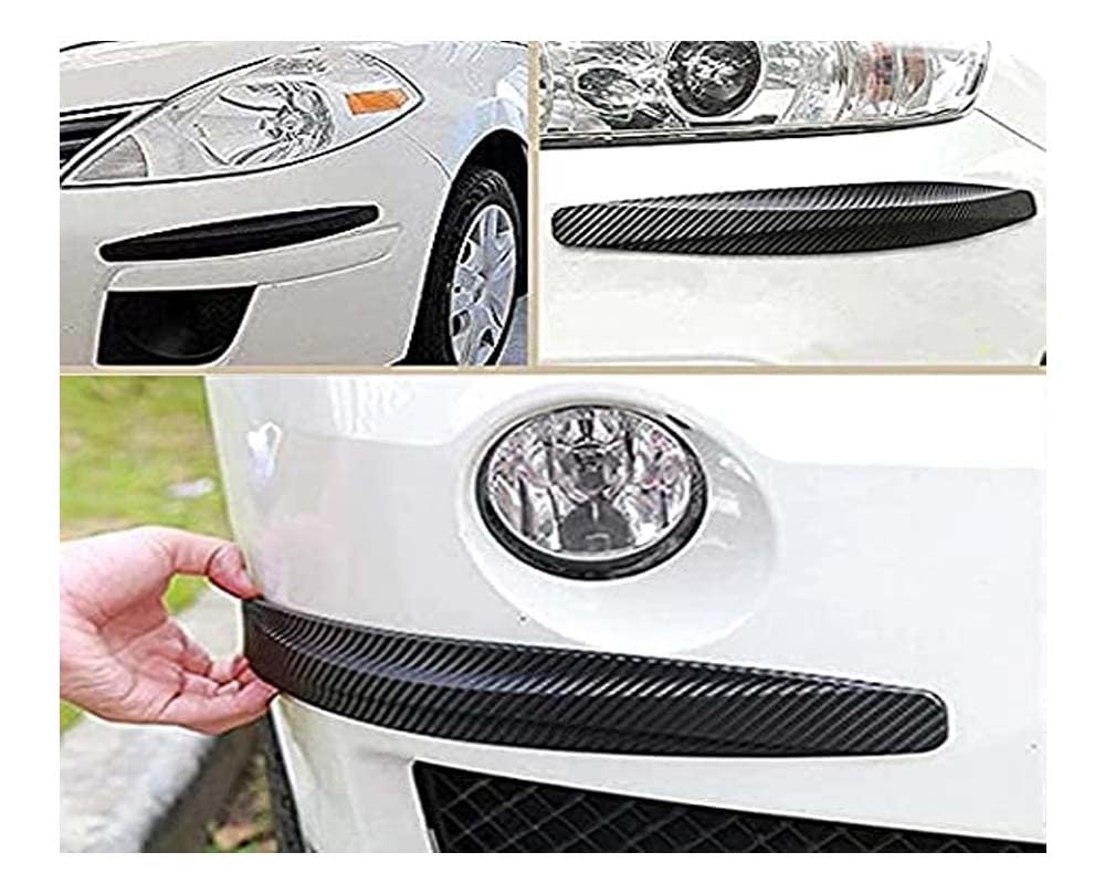 Car Bumper Guard (Black Color) - Pack of 4