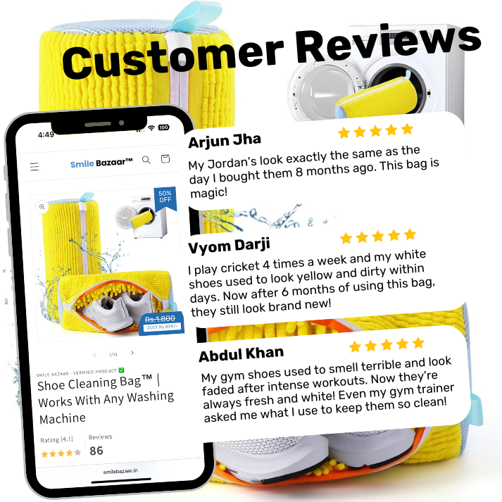 Shoe Cleaning Bag™ | Works With Any Washing Machine