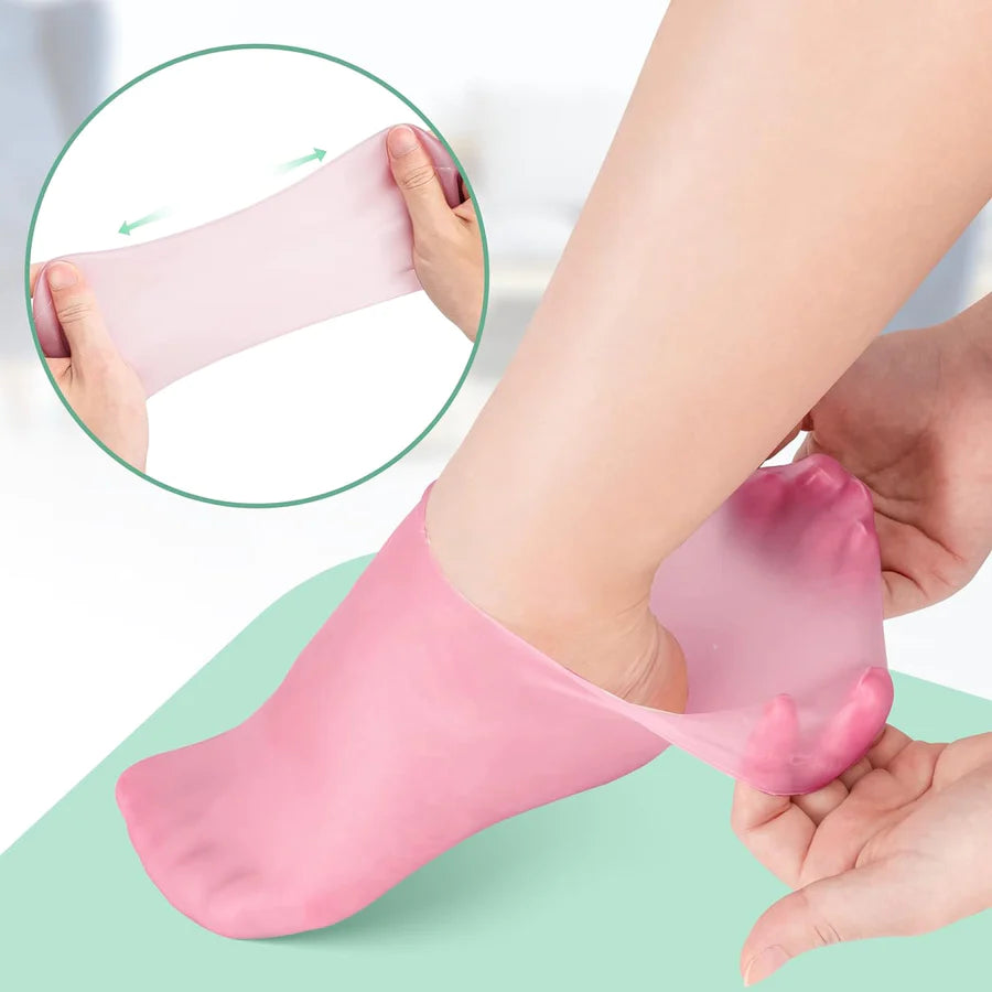 Foot Spa Pedicure Silicone Socks  (Buy 1 Get 1 Free)