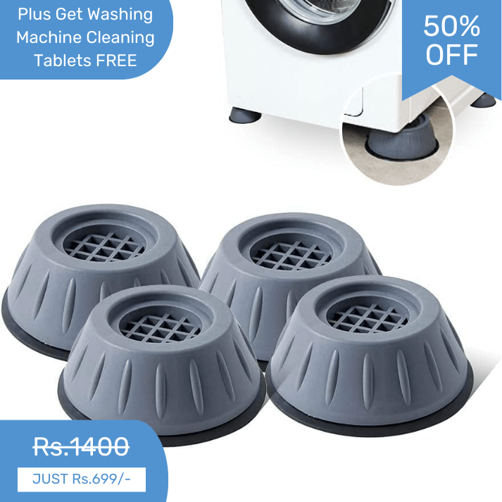 Anti-Vibration Washing Machine Pad + Washing Machine Cleaning Tablets FREE