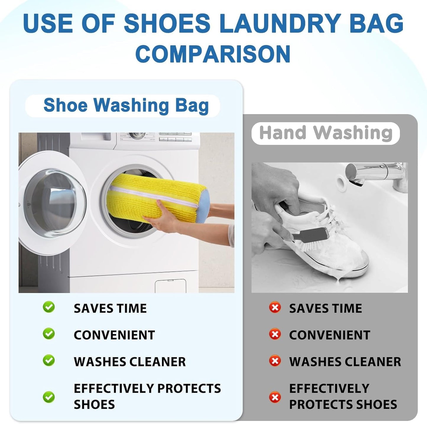 Shoe Cleaning Bag™ | Works With Any Washing Machine