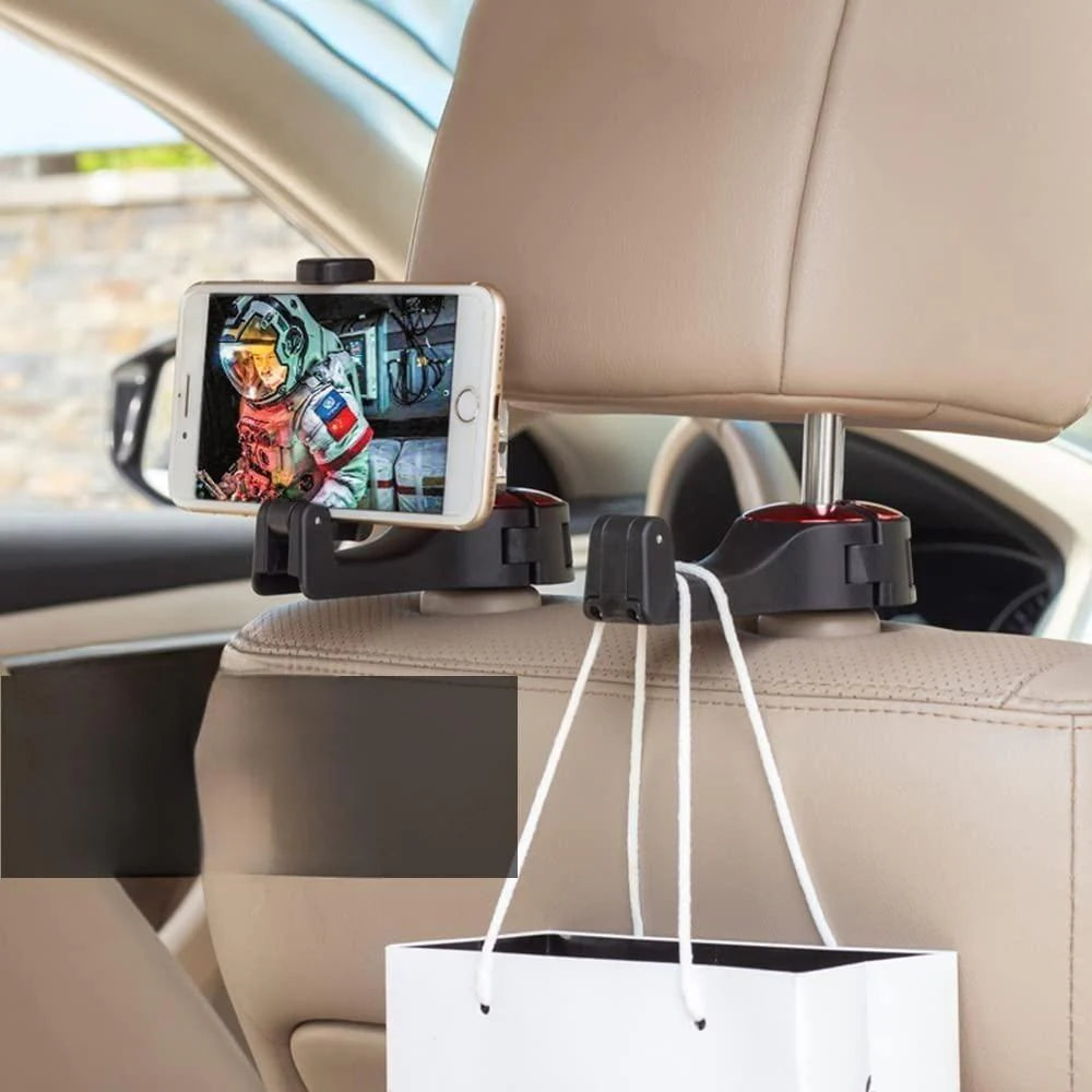 Car Back Seat Hooks with Phone Holder™ (50% Off Today Only! Buy Now and Save Big! 🛒)